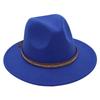 Tibetan Style Top Hat Temperament Jazz Hat British Elegant Felt Hat Big Brim Rivet Woolen Hat Men And Women