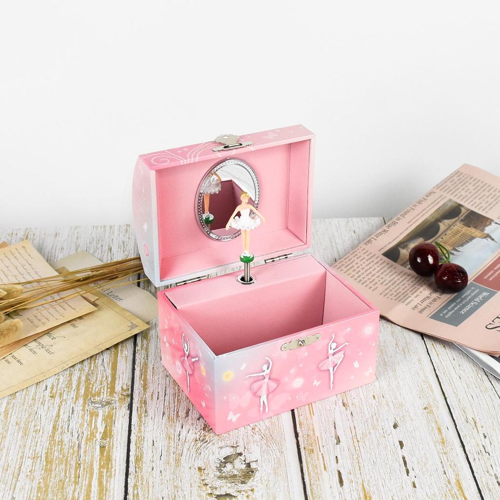 Cross-border Ballet Christmas Music Jewelry Box for Girls - New Year Gift, Children's Toy (40219)