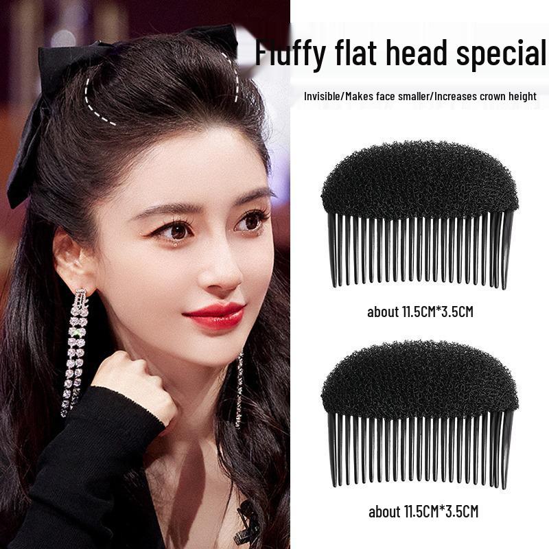 High Crown Hair Root Fluffy Wiglet - Invisible Hair Bun & Comb Accessory