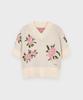 SINOON Flower Half Pullover (Ivory)