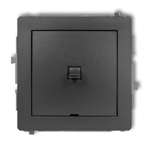 Deco Single Pole Switch American Style Matte Black 12Dwpus-1