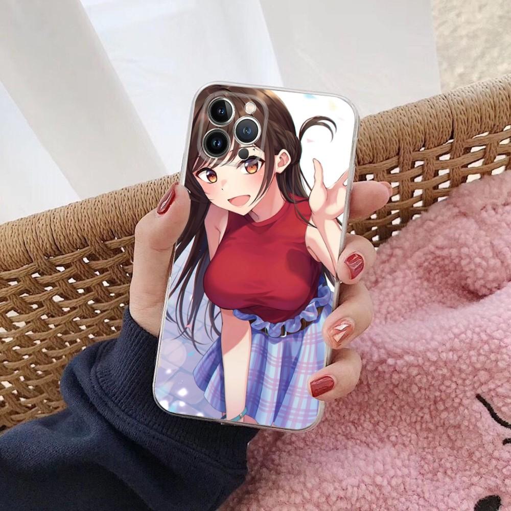Anime Rent A Girlfriend Phone Case Silicone Soft for iphone 15 14 13 12 11 Pro Mini XS MAX 8 7 6 Plus X XS XR Cover