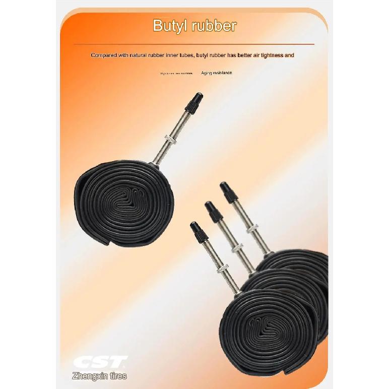 CST Ultralight Bike Inner Tube MTB ROAD BICYCLE 26 27.5 29x 1.9 2.125 700x 18c 25c 32c FV AV SV 48mm 60mm 80mm