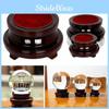 Versatile Vintage Wood Display Stand Base Holder For Crystal Ball Sphere Globe With Classic Design