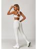 Tuta da Yoga Autunno/Inverno Delicata sulla Pelle: Set Canotta Controllo Pancia ad Alta Elasticità e Abbigliamento Fitness