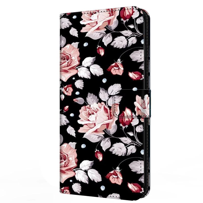 Buch Leder Süße Hülle Für Samsung Galaxy A12 A02 A03s A42 A32 4G A52s 5G Hülle Portemonnaie Blume Bemalt Kühl Ständer Klapp A 03s 12
