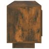 TV Cabinet Smoked Oak 102 x 35 x 45 cm Wood Based Material
