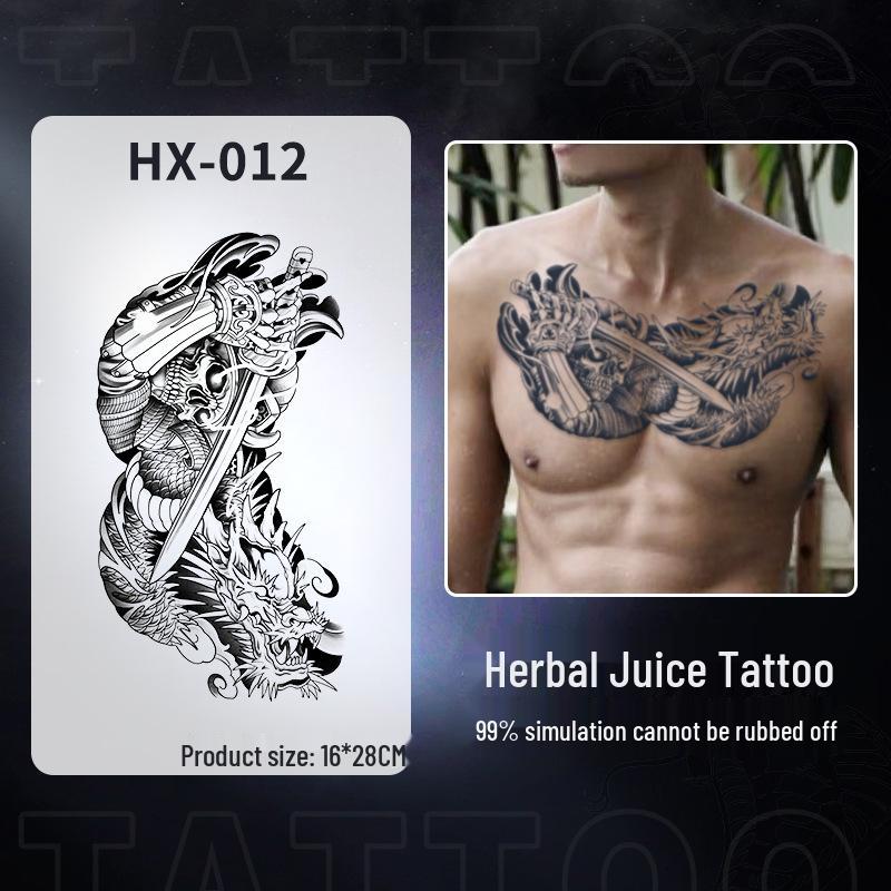 Waterproof Realistic Wing Tattoo Corsage for Men – Long-Lasting & Non-Reflective