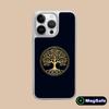 World Life Tree Mobile Phone Case for iPhone 17 16 15 14 13 12 11 Air Pro Max Plus Magsafe Silver Plating Colorful Cover Cover