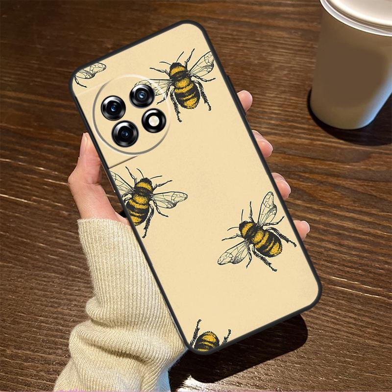 Bee Honey Case For OnePlus 13T 10T 8T 10R 13R 15 R 13 12 11 9 10 Pro Nord CE 5 2 3 4 Lite N20 N30 Cover