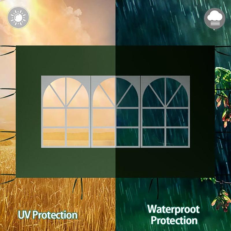 Tiendas de tela Oxford impermeables para fiestas al aire libre, carpas de sombra para jardín, superficie superior, reemplazo