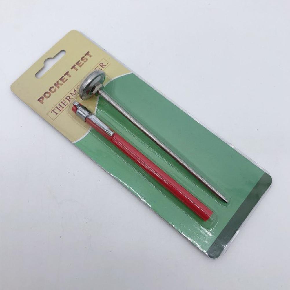 Food Thermometer 210°F 100°C BBQ Meat Food Coffee Milk Length 12.5cm