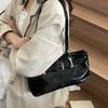 Borsa a Mano Vintage da Donna Grande Capacità 2025 Borsa da Sottobraccio per il Pendolarismo Borsa Tote Casual Coreana a Spalla Singola