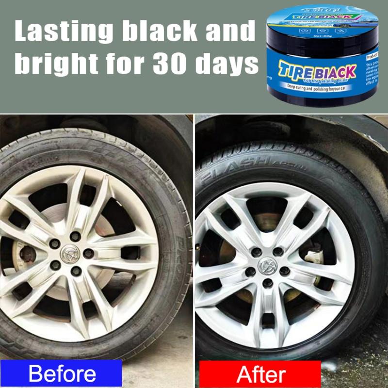 

Воск для блеска автомобильных шин - Долговечные защитные средства, Блеск пластиковых деталей, Долговечный уход за шинами, Восстановление блеска шин 50 ML