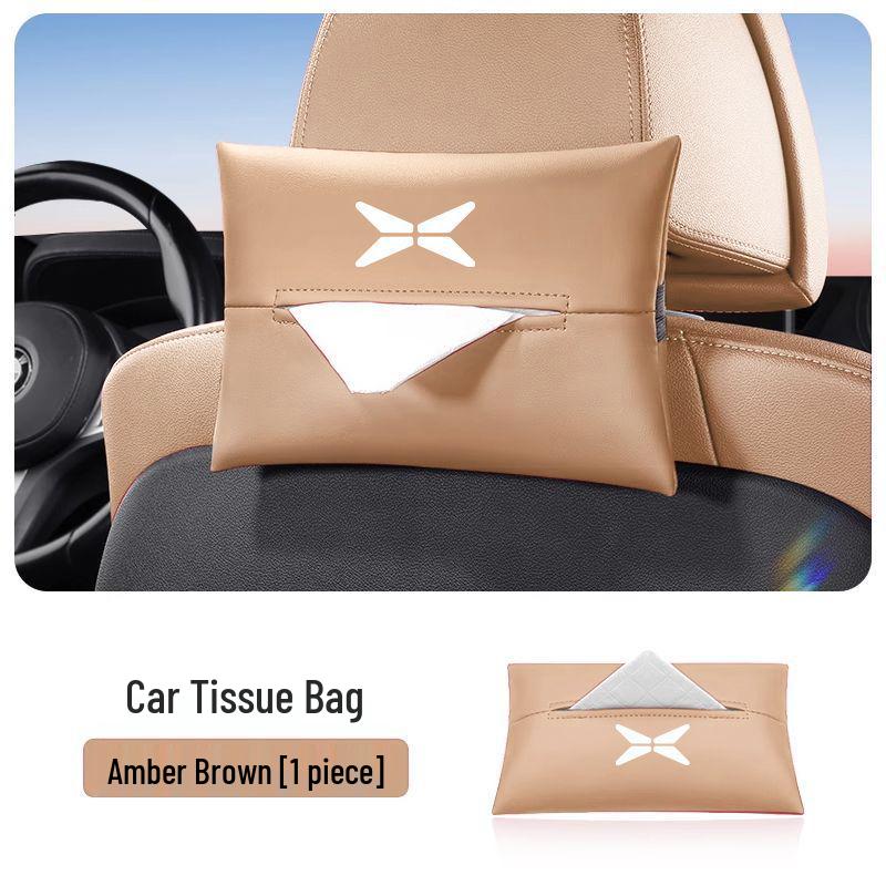 XPeng Car Tissue Box | In-car Pull-out Paper Box | Hanging Armrest Paper Holder