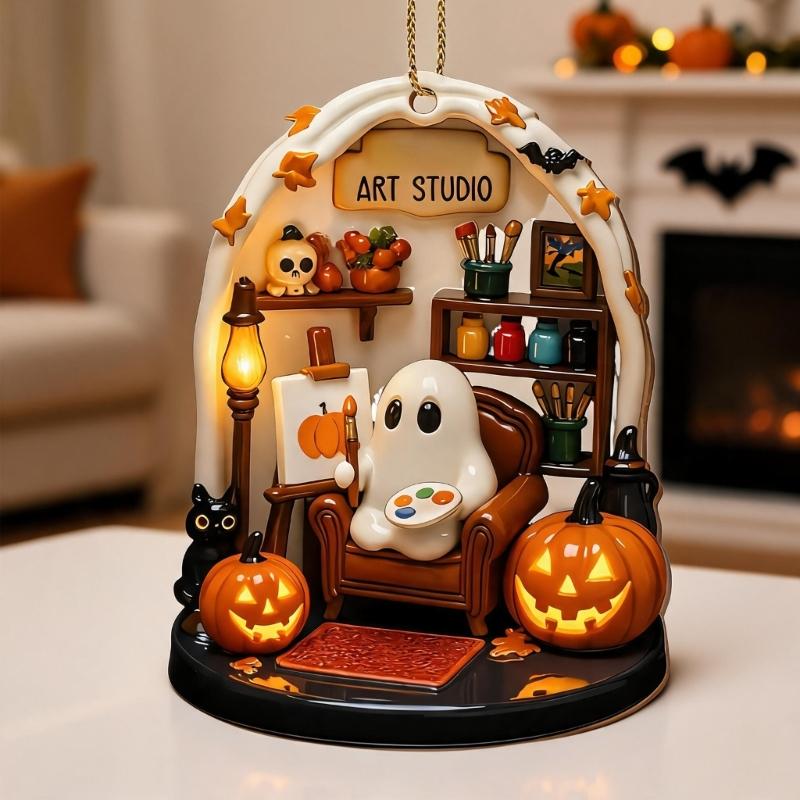 Layered Figure Mini Scene Decor for Fall Shelf Display, Hanging Display Use and Stable Base Structure Indoors Decor