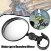 1/2PCS Mini Bicycle Mirror Handlebar Rearview Side Mirror for Bicycle Motorcycle Adjustable for Bike Riding Cycling Mirr W7Z9