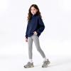 Girls' Korean Style Summer Leggings: Solid Color, Sports, Anti-Mosquito Pants for Older Kids.