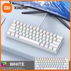 Xiaomi 60% Portable Wired Mini Mechanical Keyboard, APAYADO K61 Mini Keyboard Wired,61 Keys Phantom RGB,Black,White, t0 Red,Red/Blue Switch
