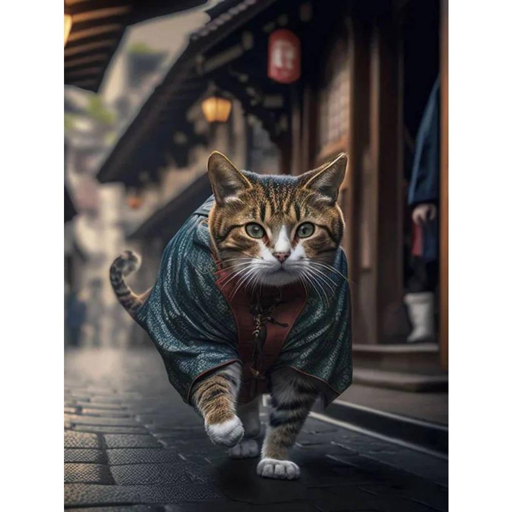 DIY Full Round Diamond Painting Cross Stitch 3D Animal Art Style Home Scene Decorative Diamond Painting 5d Diamond Art Painting