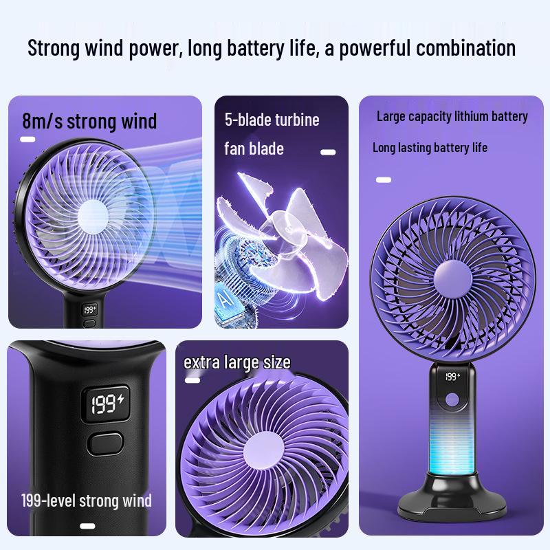 Handheld Mini Desktop Fan: Portable Summer Essential for Students and Gifts