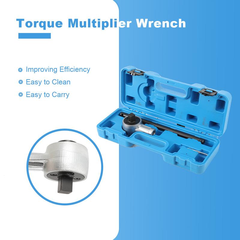 Torque Multiplier Wrench Heavy Duty 1100 Foot-Pound Maximum Automotive Maintenance Saves Energy Force Torque Wrench