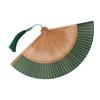 With Tassel Chinese Folding Fan Retro Antiquity Folding Fans Carved Bamboo Folding Fan  Ladies