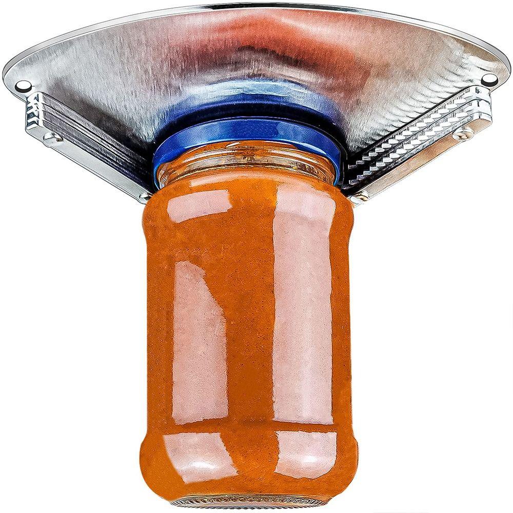 

Stainless Steel Under Cabinet Jar Opener Tool Multifunctional Food Can Opener Under Counter