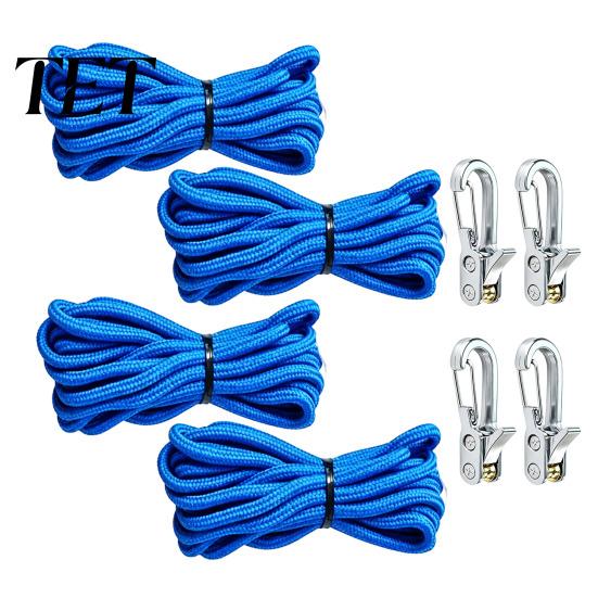 Emergency Cord Tensioner 4/8/12Pcs Rope with Cord, Heavy Duty Tie Down Roller, Compact Tightening Tool Metal for Camping, Tarps, Guy Lines,