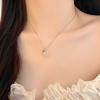 New White Jade Marrow Bamboo Pendant Female Cold Wind Bamboo Necklace Female