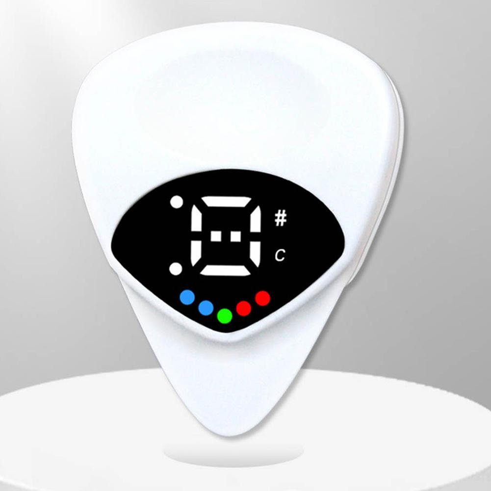 2-in-1 Guitar Picks Tuner Digital Electronic Tuner Acoustic Guitar Tuner for Acoustic Guitars & Electric Guitars