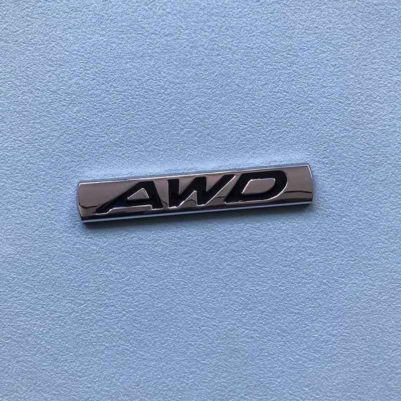 1Pc 3D Metal 2.0 2.5 AWD Logo Letters Car Trunk Emblem Badge Decal 2.5 AWD Sticker Accessories
