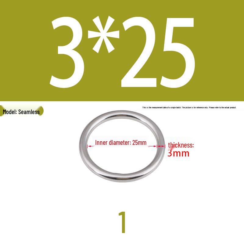 304 Stainless Steel Seamless O-Ring for Lifting and Hammock Yoga Connection