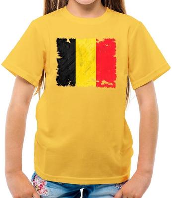 Belgium Grunge Style Flag - Children - Belgian Country Travel Flags