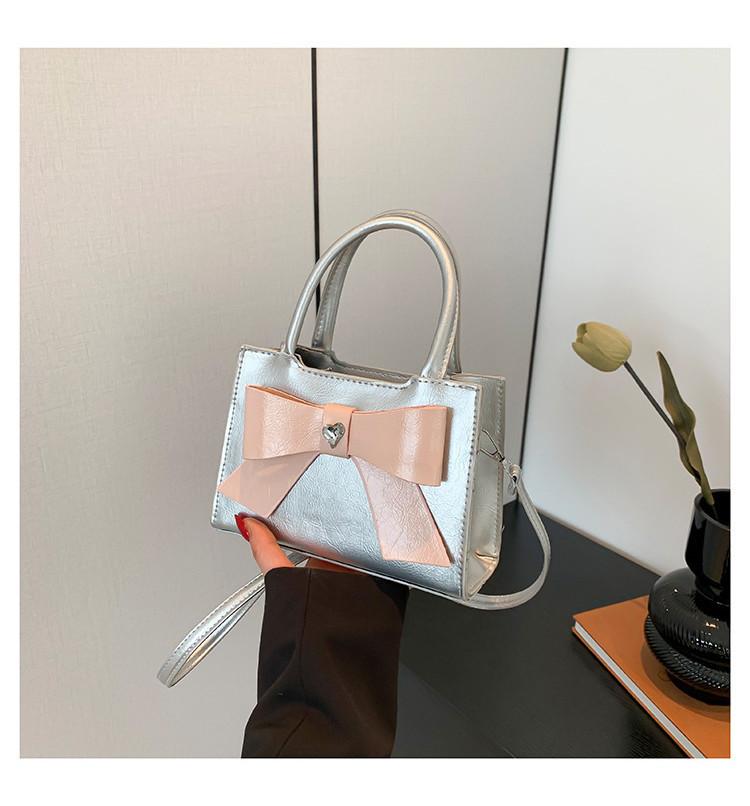 Stylish 2024 New Sweet Butterfly Knot Commute Single Shoulder Crossbody Handbag