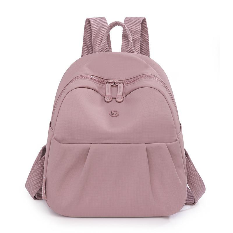 Backpack women's spring and summer new lightweight canvas nylon backpack high value fashion commuter bag