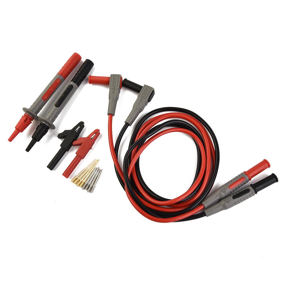 Essential 12 in 1 Multimeter Test Kit with Clips and 2mm Probes
