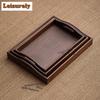 Walnut Double-ear Tea Tray Japanese Cuisine Table Coffee Storage Board Coffeeware Teaware Dishes For Serving Chinese Tea Set
