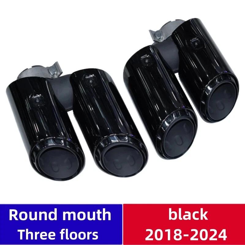 Stainless Steel Quad Muffler Tailpipe for Porsche Macan (2014-2024)