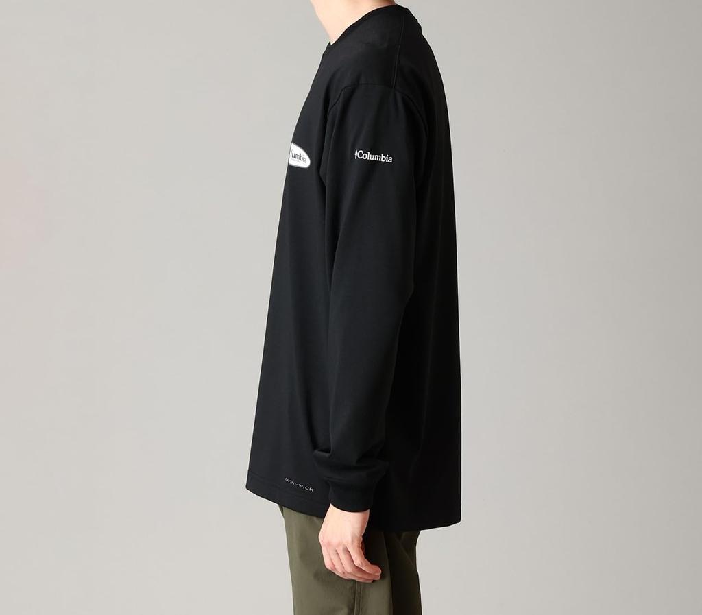 Urban Hike Graphic Long Sleeve PG3669 S Black Oval [Columbia] T-Shirt Men's
