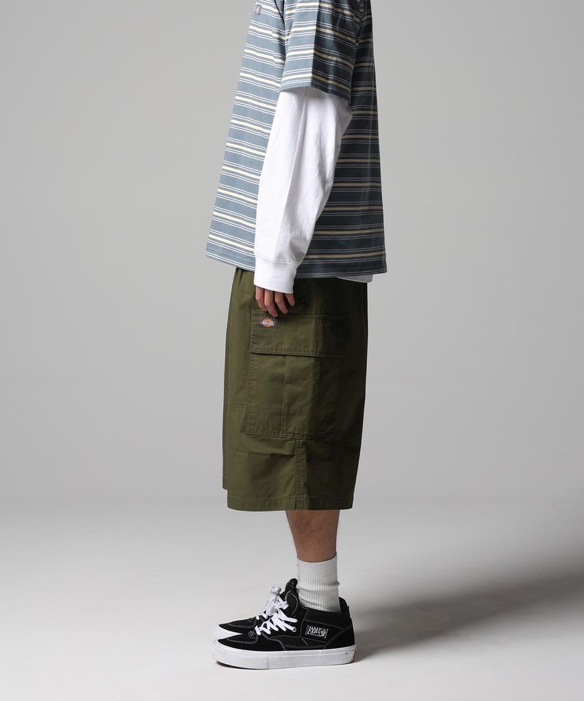 Dickies Washed Twill Cargo Shorts Olive