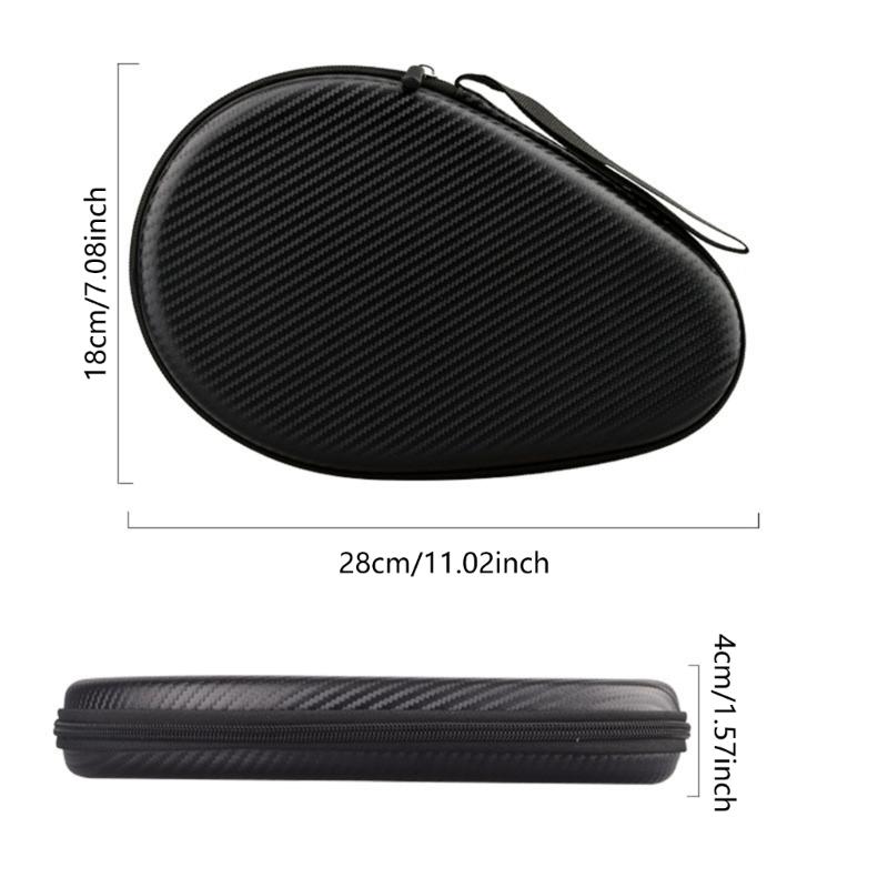 Zippers Closure Table Tennis Racket Storage Bag Table Tennis Paddles Protective Bag Pingpong Paddles Cover Storage Case