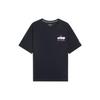 Li Ning T Shirts Unisex Black Crew Neck Moderate Straight Fit AHSS783-7