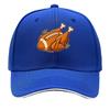 Thanksgiving Football Feast Mascot G Sandwich Baseball Cap Sun Cap Outdoor Workouts Hat
