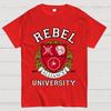 Rebel Alliance University Unisex 100% Cotton Summer Casual Cool Loose T-Shirt