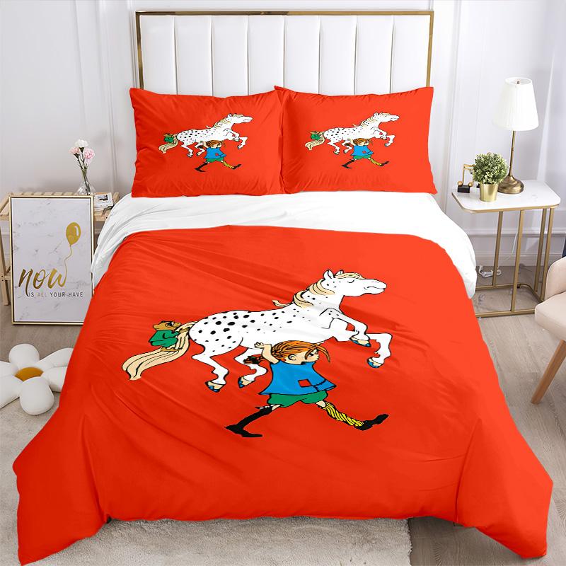 Horse Child Journey Print 3Pcs Bedding Setduvet Cover With 2 Bedropillowcase Home Birthday Gift