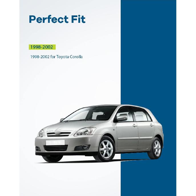 LUJUNTEC Interior Door Handle Manaul Lock,Front Rear Door Handle Passenger Right Side,Replacement for 1998-2002 For Toyota for Corolla,1pcs Beige