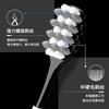 Toothbrush with Hard Bristles for Adults and Men, Wavy Spiral Bristles for Oral Cleaning, High-end Hard Bristle Toothbrush