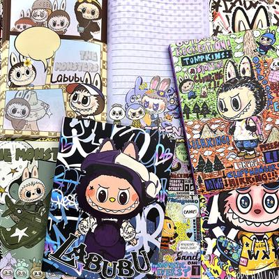 Graffiti A5 Color Page Hard Shell Notebook Cute Cartoon Handbook Student Notes