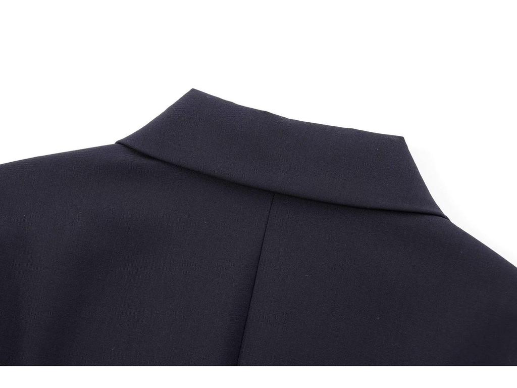 2025 Spring & Fall Women's French Double-Breasted Suit Jacket & Straight-Leg Pants Set